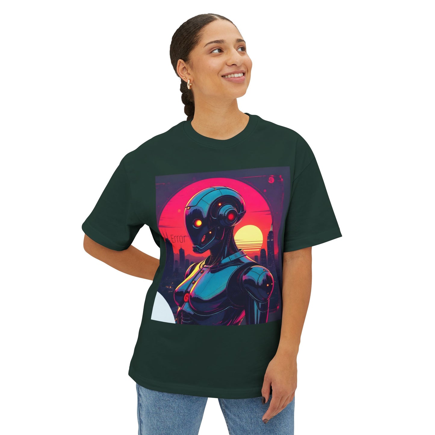 T-shirt Unisexe Oversize Coupe Boxy
