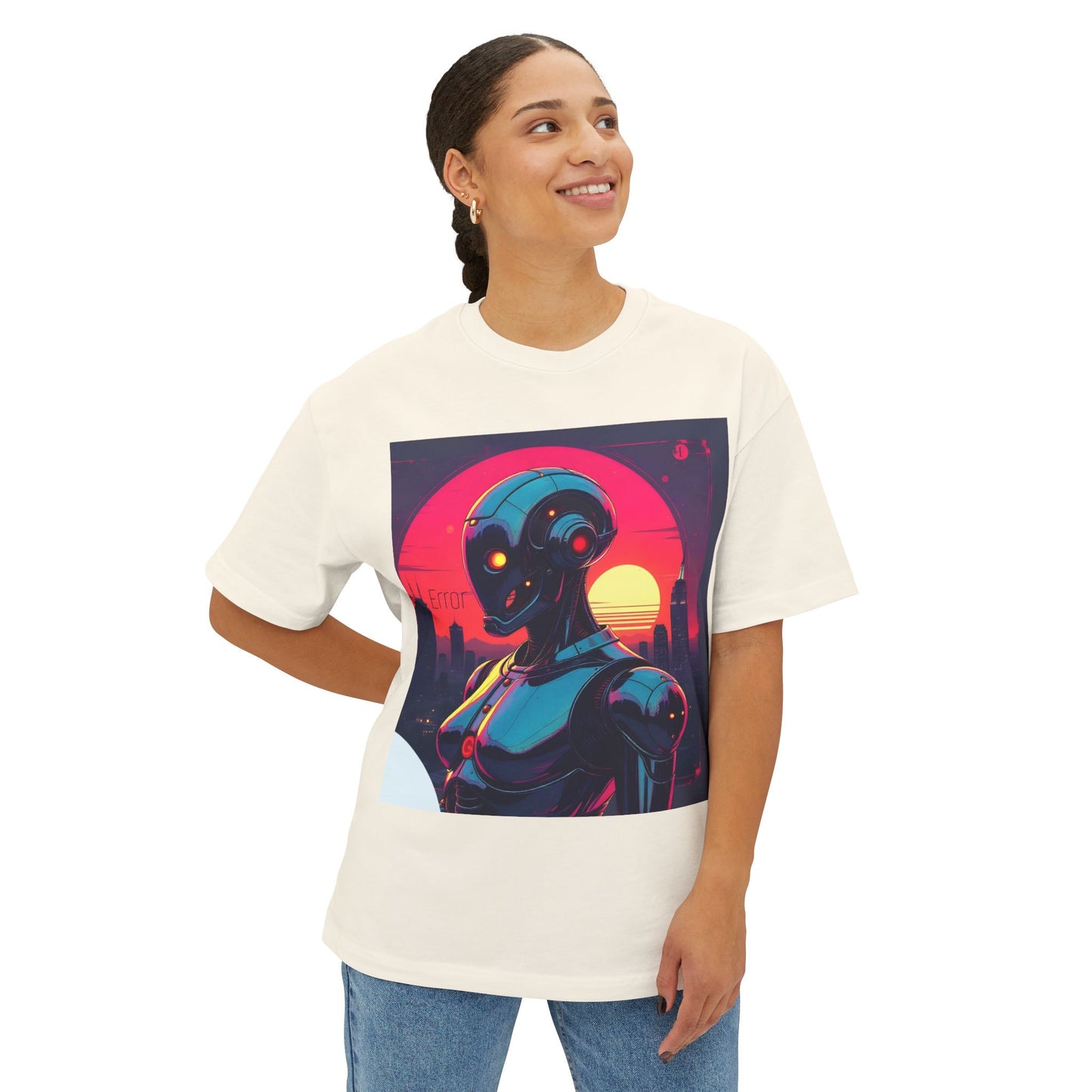 T-shirt Unisexe Oversize Coupe Boxy
