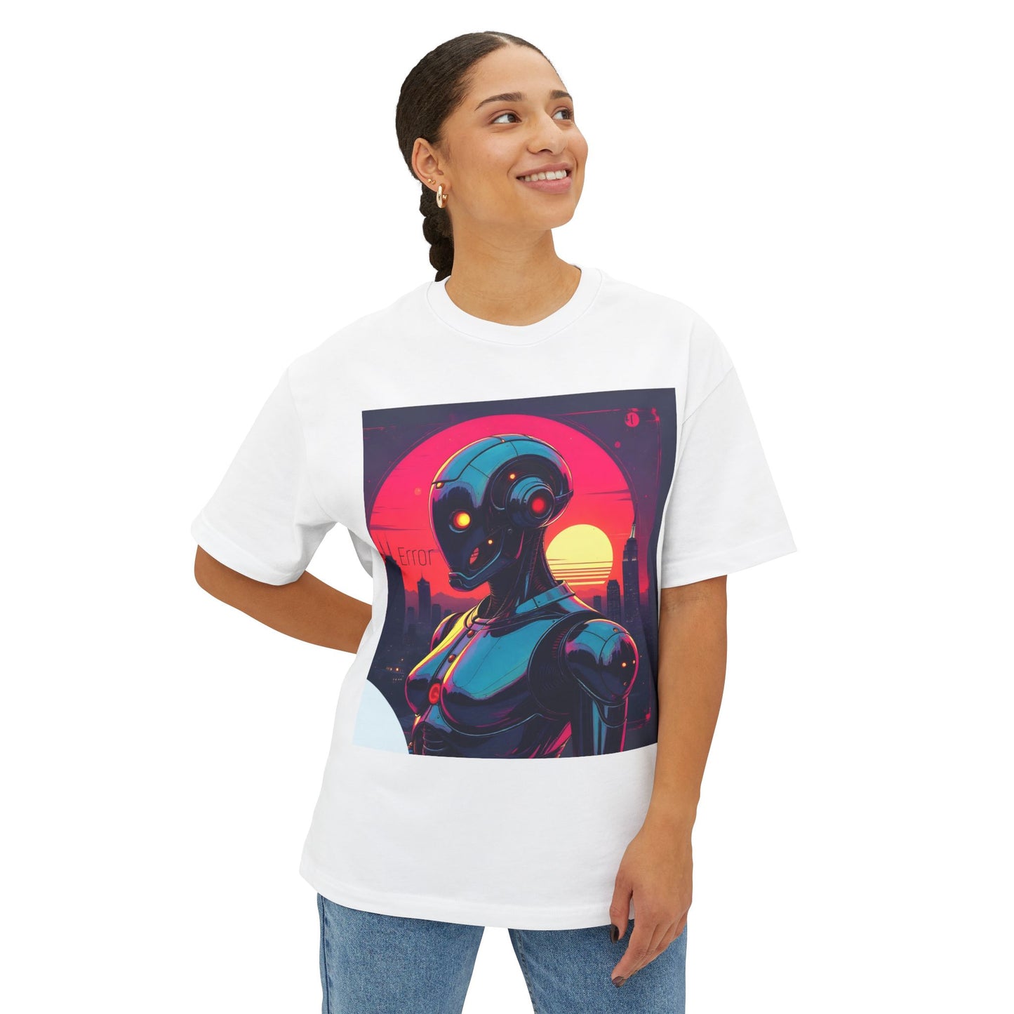 T-shirt Unisexe Oversize Coupe Boxy