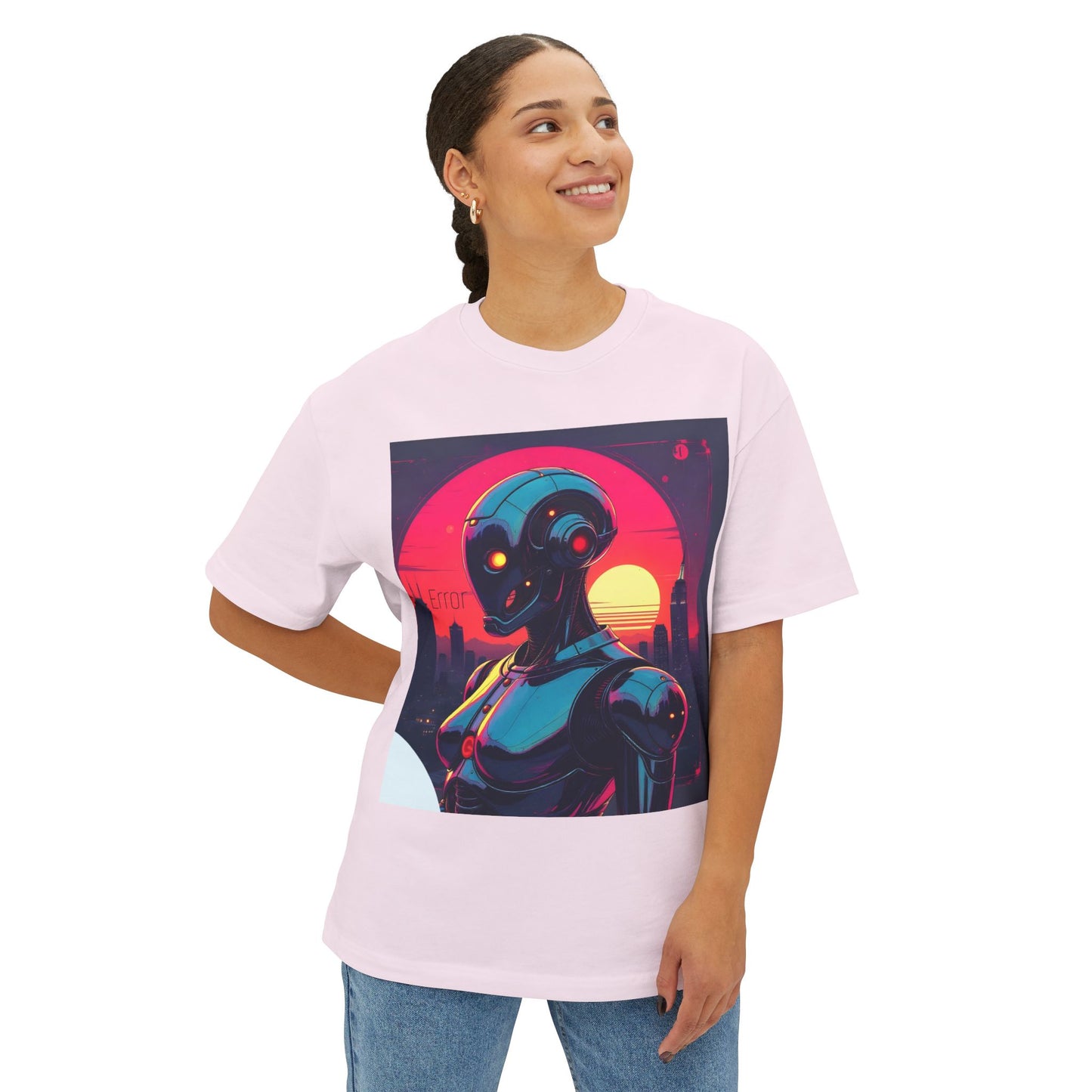 T-shirt Unisexe Oversize Coupe Boxy
